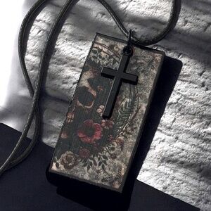 Gothic Sugar Skull Pendant